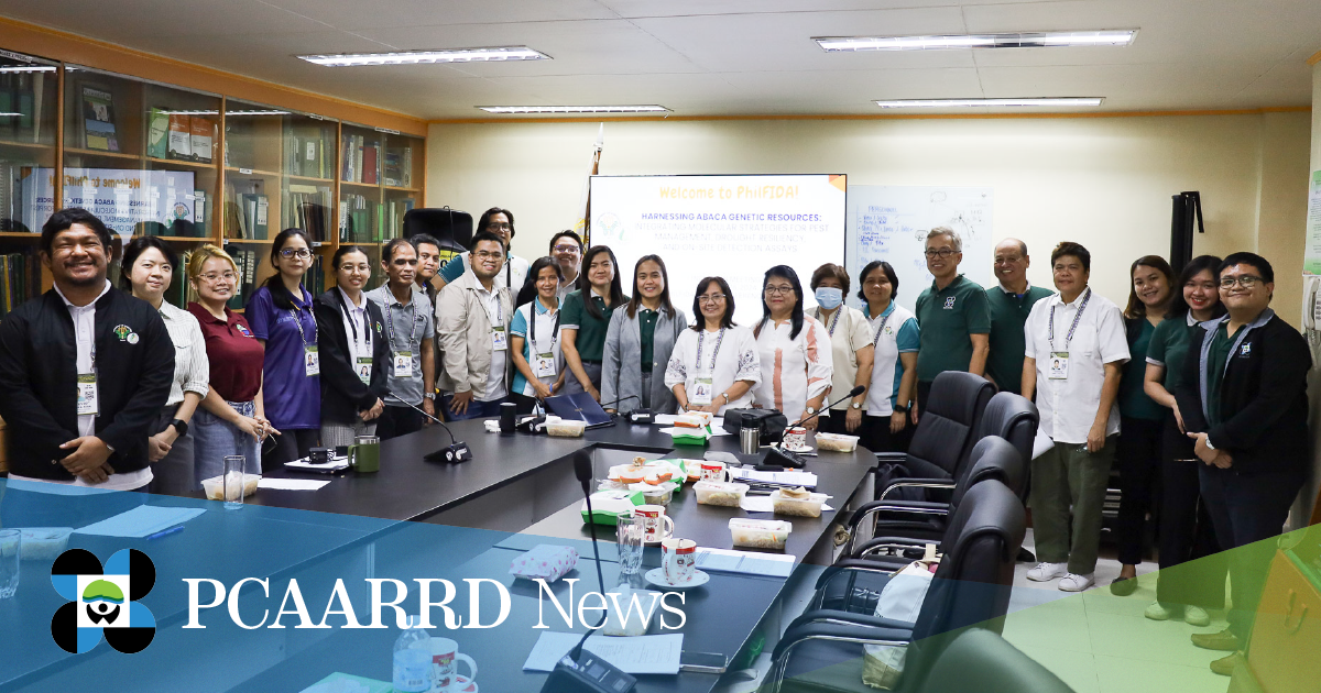 First DOST-PCAARRD, DA-PhilFIDA program kicks off to enhance abaca genetic resources